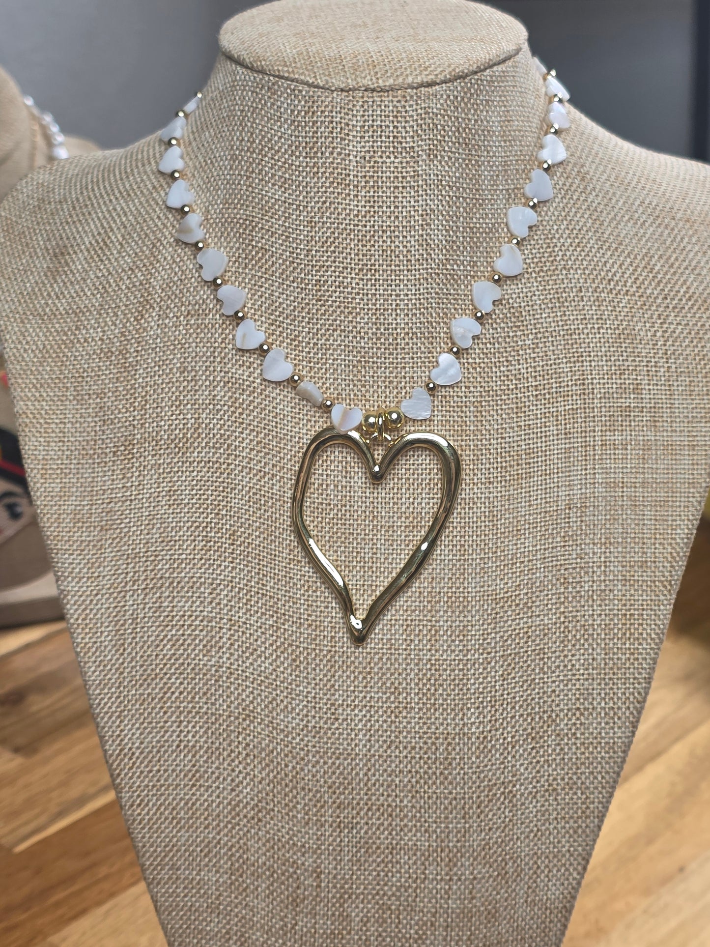 Huge heart necklace