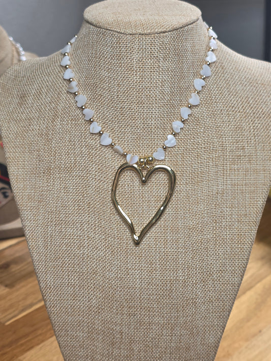 Huge heart necklace