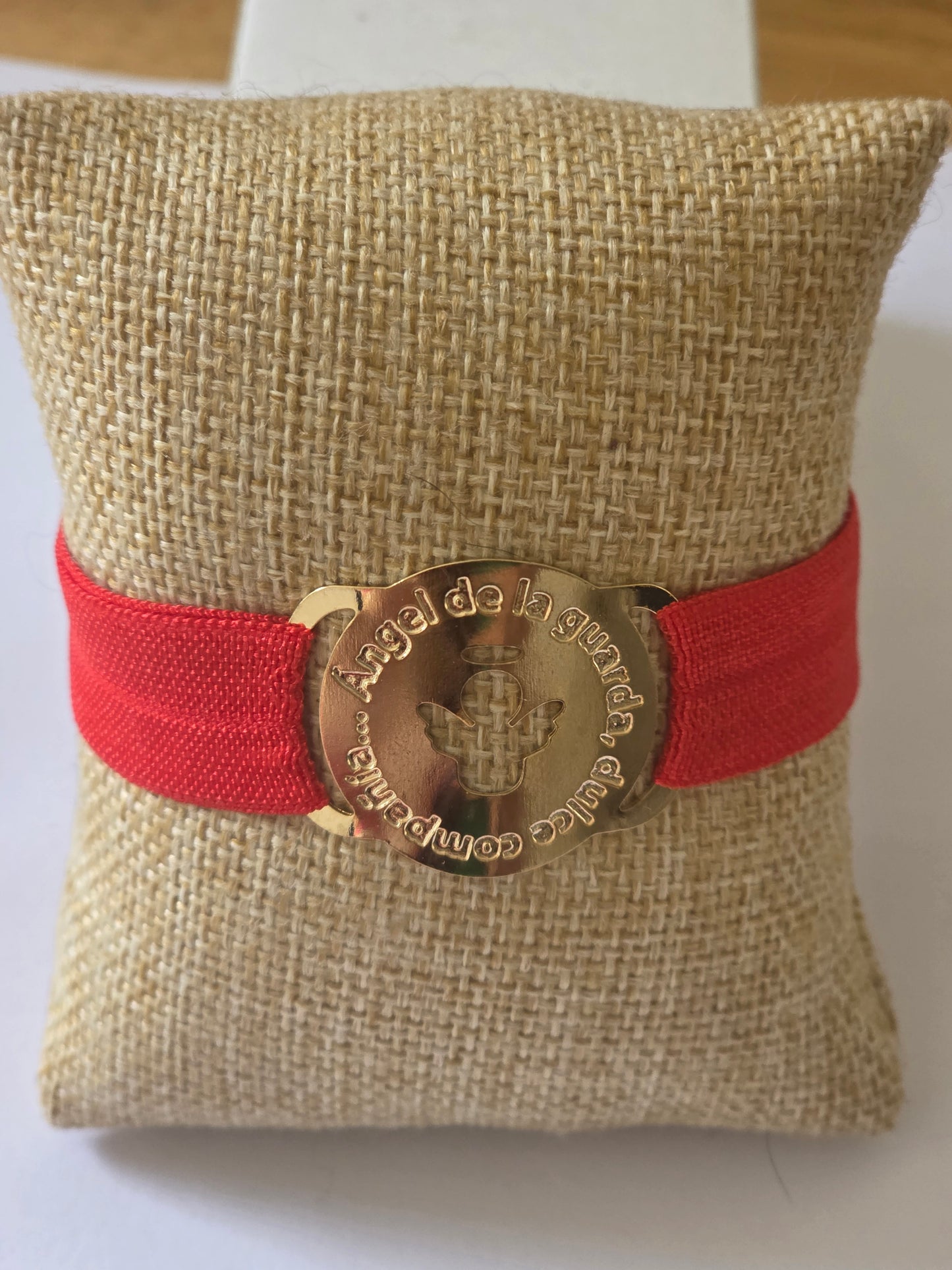 Angel de la guarda red bracelet