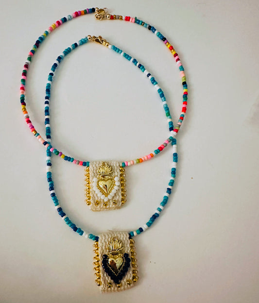 Escapulario azul