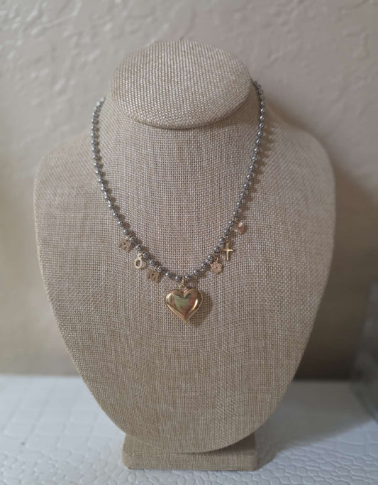 Stainless steel Mom Necklace