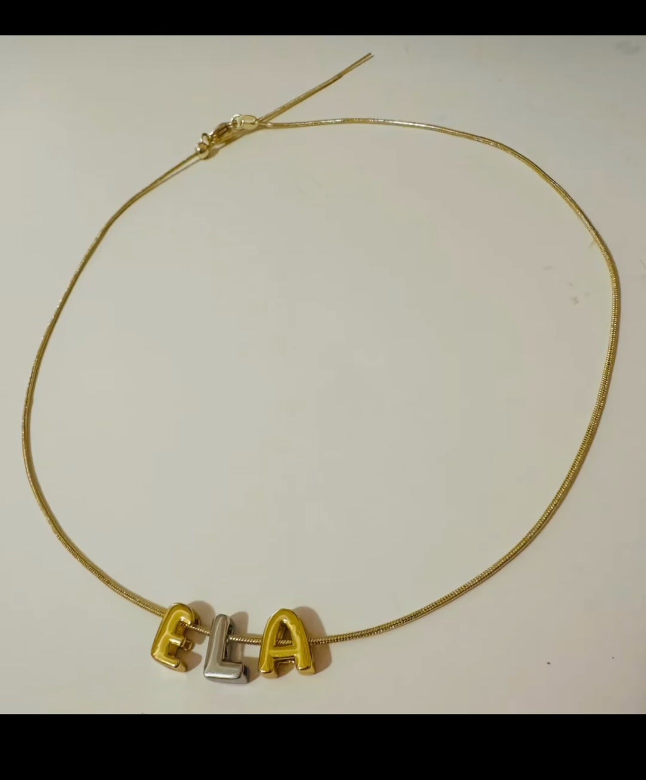 Customized name necklace