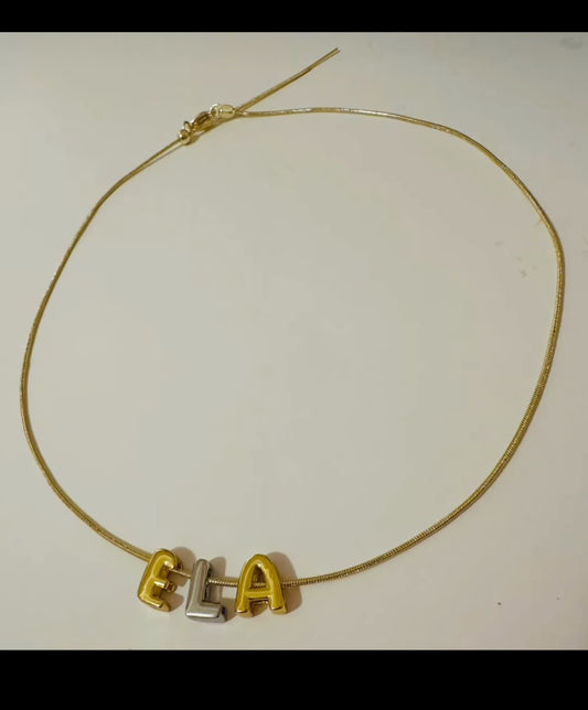 Customized name necklace